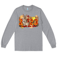 Heather Grey chinese new year 2023 rabbit year Long Sleeve Tee - CowGirlArtShop
