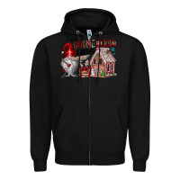 Black Iam Gnome For My Baking Zipper Hoodie - CowhideDigitalArt