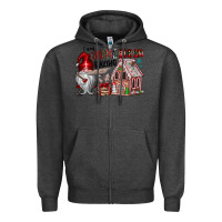 Charcoal Heather Iam Gnome For My Baking Zipper Hoodie - CowhideDigitalArt