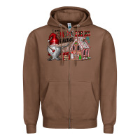 Chestnut Iam Gnome For My Baking Zipper Hoodie - CowhideDigitalArt