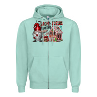 Seafoam Iam Gnome For My Baking Zipper Hoodie - CowhideDigitalArt