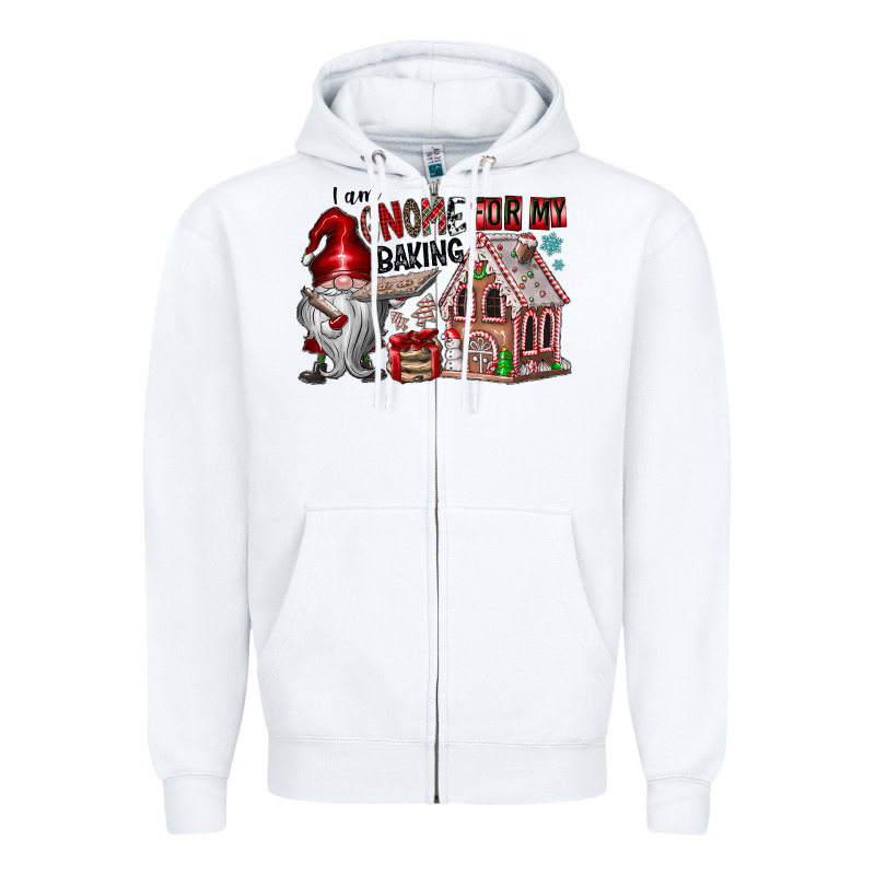 Iam Gnome For My Baking Zipper Hoodie by CowhideDigitalArt | Teevron