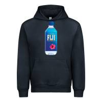 Navy aesthetic fiji water Urban Hoodie - lanVoArt