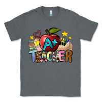 Charcoal Heather a teacher Classic Tee - NancyCooperArtShop