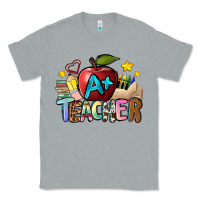 Heather Grey a teacher Classic Tee - NancyCooperArtShop