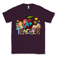 Plum a teacher Classic Tee - NancyCooperArtShop