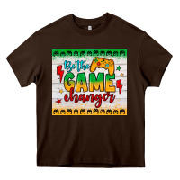 Chocolate Brown be the game changer Heavy Core Tee - JahusDesignShop
