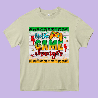 Be The Game Changer Heavy Core Tee Designed By Jahusdesignshop