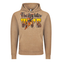 Vintage Coffee Firefighter wife lightning bolt Vintage Hoodie - HowdyJamesFarm