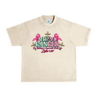 Sandshell Heal Cancer Luke 1:37 cross Cancer Awareness Urban Heavy Tee - HowdyJamesFarm