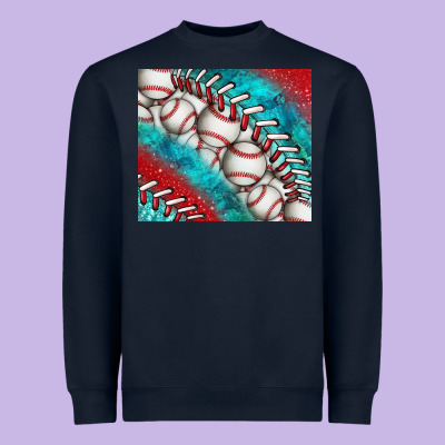 Baseball And Gemstone Tumbler Heavyweight Sweatshirt Designed By Bundleandbundleshop