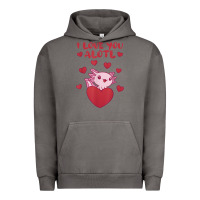 Pigment Tornado i love you alotl aolotl valentine's day heart aolotl lover Urban Hoodie - lanVoArt