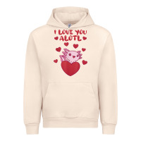 Sandshell i love you alotl aolotl valentine's day heart aolotl lover Urban Hoodie - lanVoArt