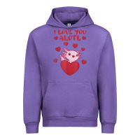 Tulip i love you alotl aolotl valentine's day heart aolotl lover Urban Hoodie - lanVoArt
