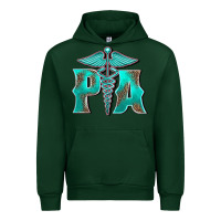 Forest Green physician medical symbol assistant nurse Urban Hoodie - BarkalooDesign
