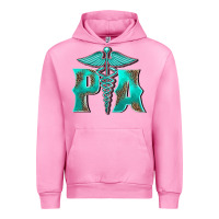 Fuchsia Pink physician medical symbol assistant nurse Urban Hoodie - BarkalooDesign