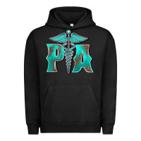 Pigment Black physician medical symbol assistant nurse Urban Hoodie - BarkalooDesign