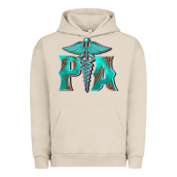 Pigment French Oak physician medical symbol assistant nurse Urban Hoodie - BarkalooDesign