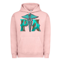 Pigment Salmon physician medical symbol assistant nurse Urban Hoodie - BarkalooDesign