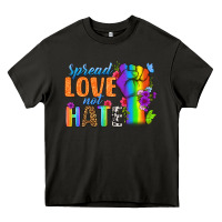 Asphalt Spread Love Not Hate Heavy Core Tee - BundleAndBundleShop