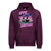 Mauve Wine hippie sabotage aesthetic style photo with text Urban Hoodie - lanVoArt
