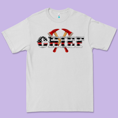 Firefighter Chief Premium Tee Designed By Artiststas