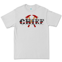 Dove Grey firefighter chief Premium Tee - Artiststas