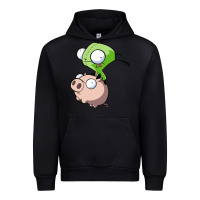 Black invader zim Urban Hoodie - lanVoArt