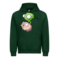 Forest Green invader zim Urban Hoodie - lanVoArt