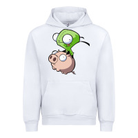 White invader zim Urban Hoodie - lanVoArt