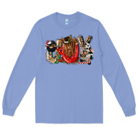 Colony Blue joy Long Sleeve Tee - CowGirlArtShop
