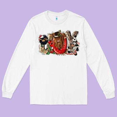 Joy Long Sleeve Tee Designed By Cowgirlartshop