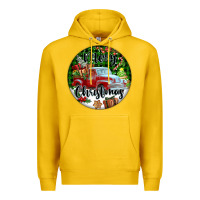 Lemon Merry Christmas Truck Premium Hoodie - FaDigitalArtStudio