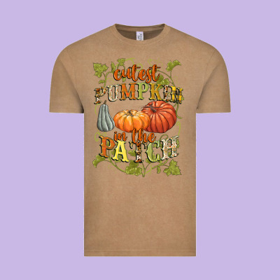 Cutest Pumpkin In The Patch Vintage Tee Designed By Nancycooperartshop