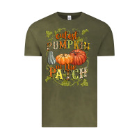 Vintage Olive Cutest pumpkin in the patch Vintage Tee - NancyCooperArtShop