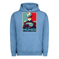 Pigment Pebble Blue mumen rider 10 Urban Hoodie - lanVoArt