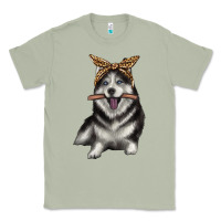 Matcha alaskan husky with bandeau Classic Tee - texasbilliewilder