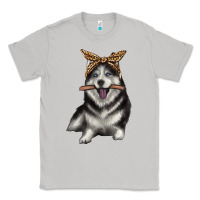 Moon Dust alaskan husky with bandeau Classic Tee - texasbilliewilder