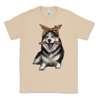 Mushroom alaskan husky with bandeau Classic Tee - texasbilliewilder