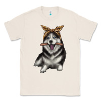 Natural alaskan husky with bandeau Classic Tee - texasbilliewilder