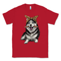 Alaskan Husky With Bandeau Classic Tee | Teevron