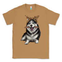 Toasted Coconut alaskan husky with bandeau Classic Tee - texasbilliewilder