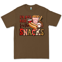 Cacao i'm just here for the snacks baseball Premium Tee - Jasminsmagicworld