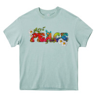 Arona Lgbtq Peace With Daisy Heavy Core Tee - BundleAndBundleShop