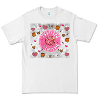 White cafecito y chisme Premium Tee - Artiststas
