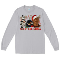 Moon Dust merry christmas heifer cow gnomies Long Sleeve Tee - CowGirlArtShop