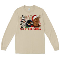 Mushroom merry christmas heifer cow gnomies Long Sleeve Tee - CowGirlArtShop