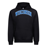 Black wisconsin blue Urban Hoodie - lanVoArt