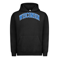 Pigment Black wisconsin blue Urban Hoodie - lanVoArt