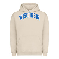 Pigment French Oak wisconsin blue Urban Hoodie - lanVoArt